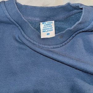 Blue crewneck
